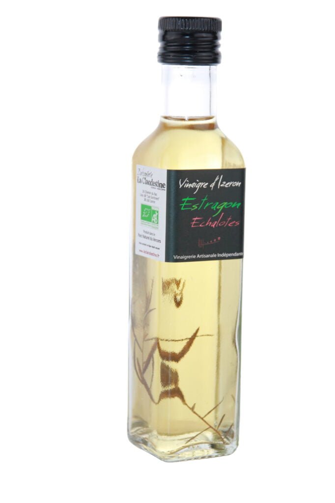 Vinaigre Artisanal Bio à l'Estragon et à l'Echalote du Vercors