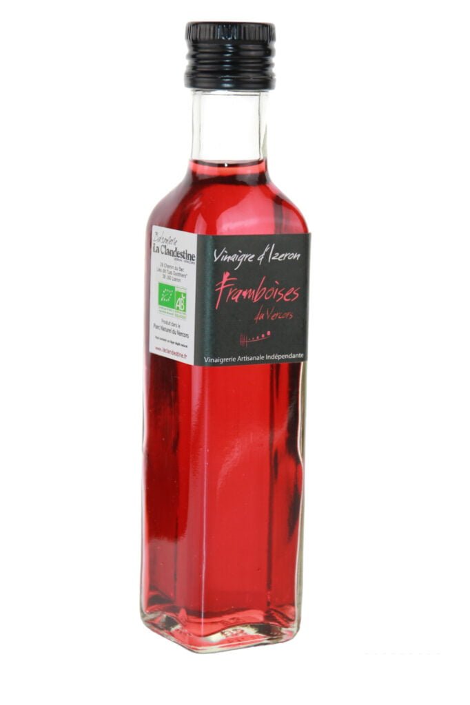Vinaigre de Framboise artisanal bio du Vercors