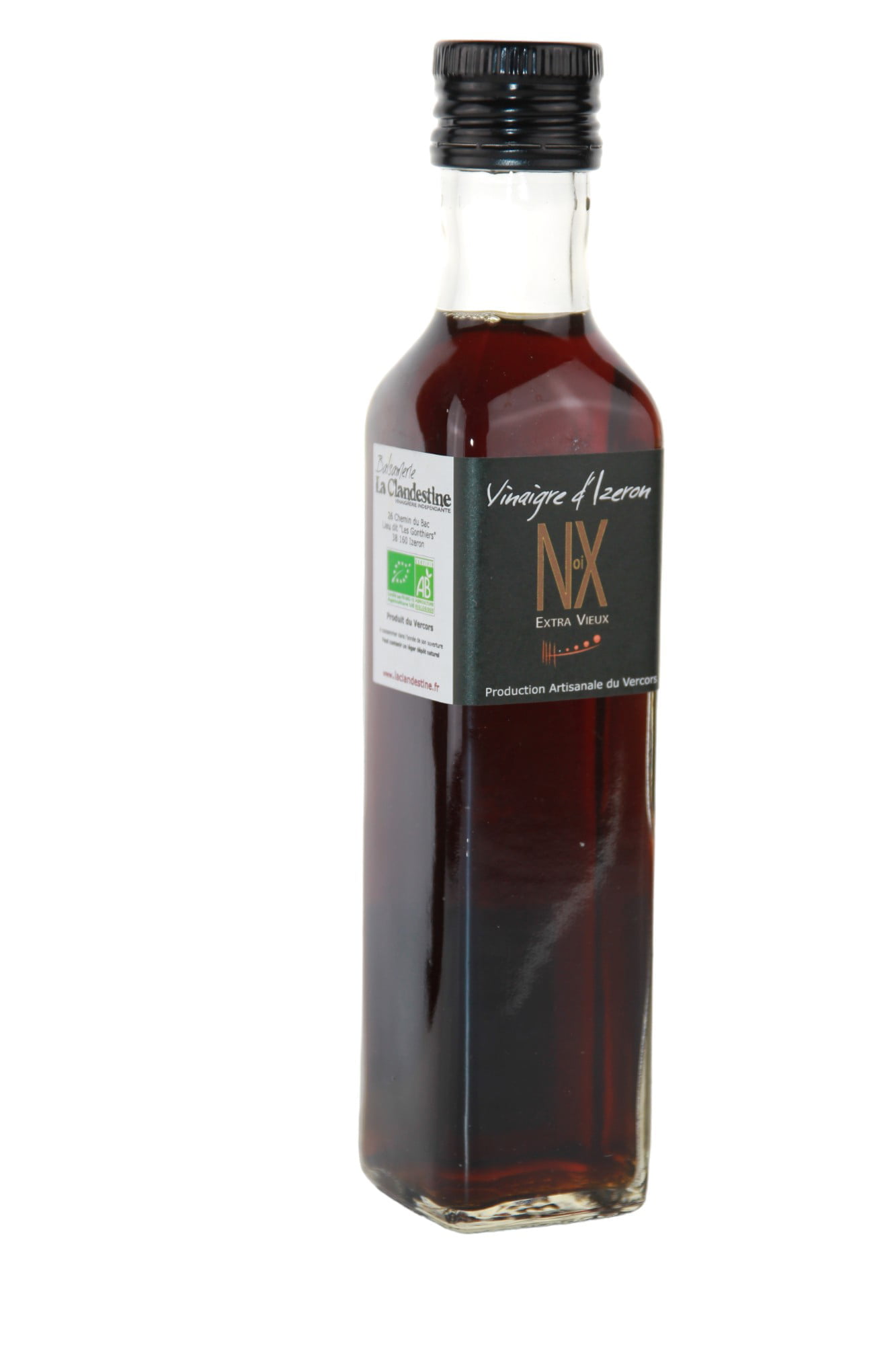 Vinaigre de noix extra vieux NX artisanal Bio du Vercors