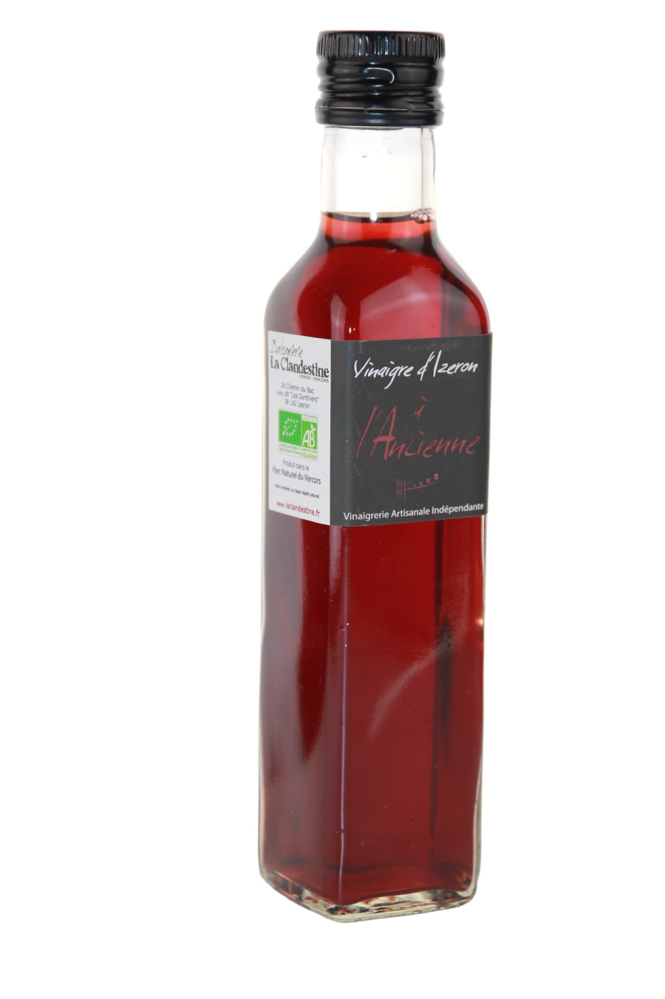 Vinaigre A l'Ancienne vieilli en fût de chêne artisanal bio du Vercors
