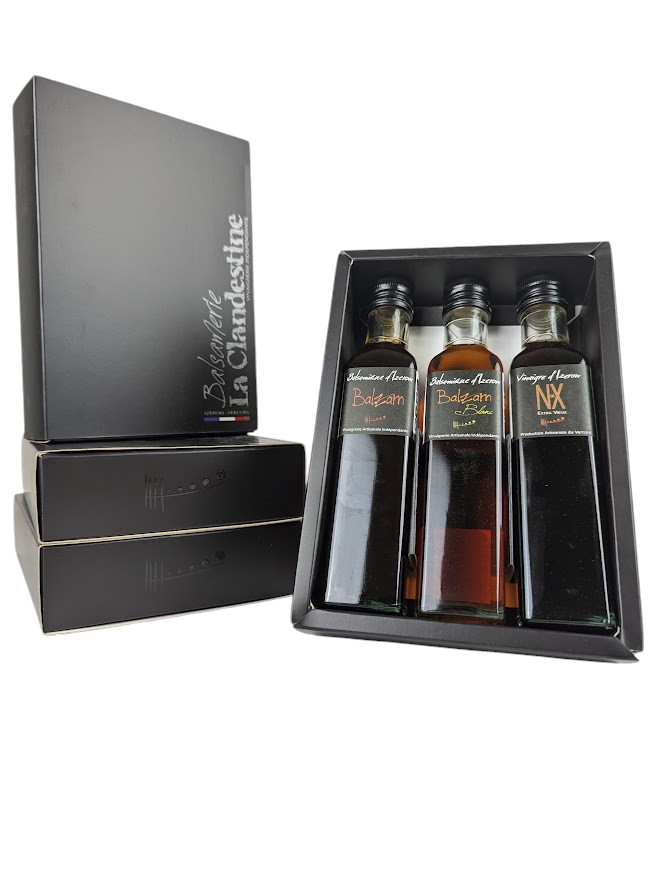 Coffret cadeau de trois bouteilles