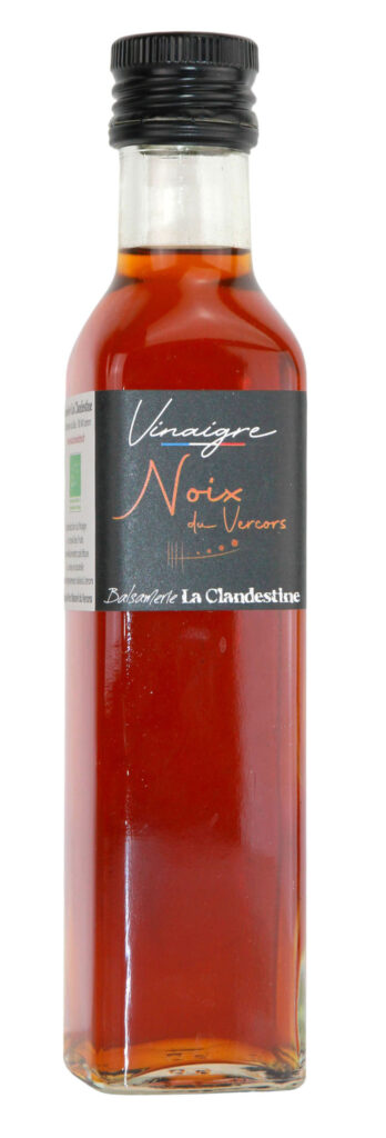 vinaigre artisanal bio de noix du Vercors vinaigrerie artisanale française